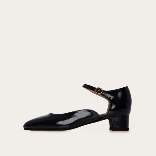 Forte Heels, glossy black OUTLET